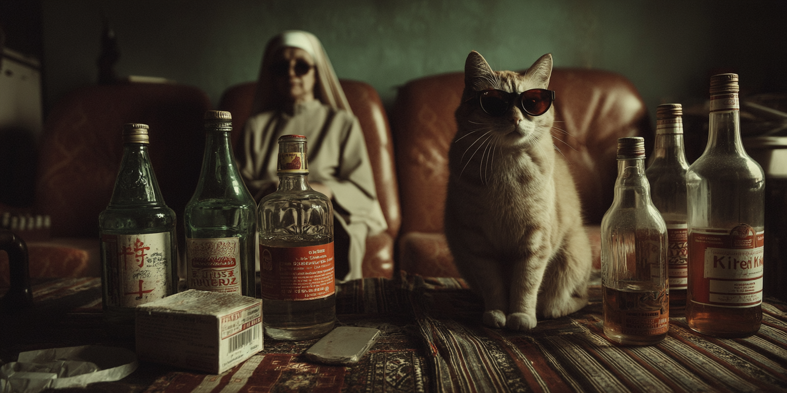 A quiet evening in the kitchen, supervised